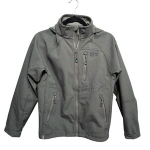 Outdoor Research Jacket Hoodie Men's Size Small Gray‎ Deadbolt  V039